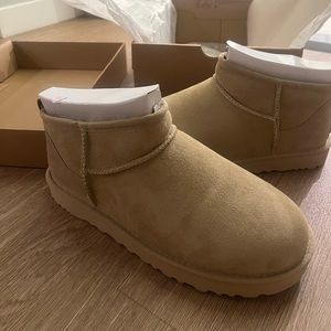 New in Box! Ultra Mini Uggs in Mustard Seed